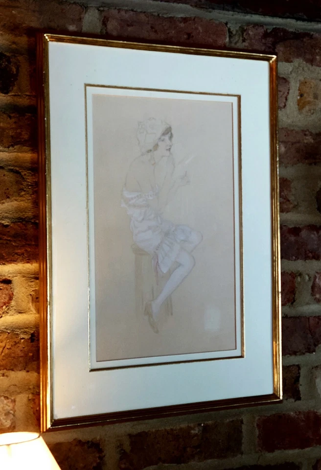 RAPHAEL KIRCHNER 4 original pencil/watercolors CHRISTIES, JOHN NOOTT, DANENBERG - Image 1 of 4