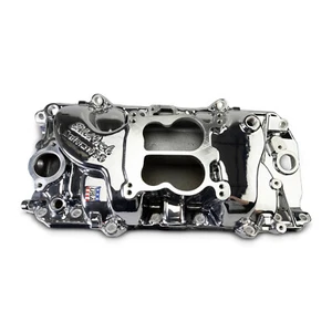 Edelbrock 2161-CP Big Block Chevy  Performer 2-0 Intake Manifold Chrome Plasma - Picture 1 of 7