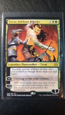 Tyvar, Jubilant Brawler 218/271 M PF MTG New Phyrexia Series - Image 1 of 2