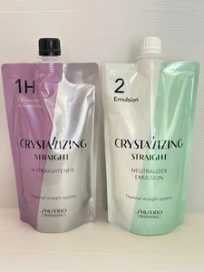 SHISEIDO Crystallizing Straight H Straightener 1H+2 800g Neutralizer Emulsion - Picture 1 of 4