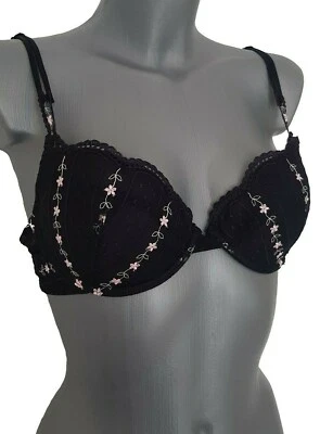 Lovey Luna Damen Bügel Push Up BH Schwarz Gr: 85B - Bild 1 von 4