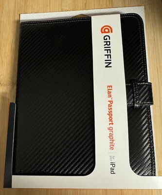 Griffin Folio Folding Leather Case for iPad 1 2 3 3rd 2nd 1st Gen New BLACK - Image 1 of 2
