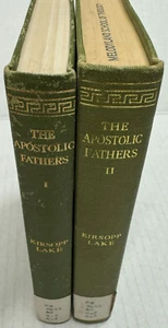 The Apostolic Fathers Volume I & II by Kirsopp Lake 1977 Hardcover - Picture 1 of 11
