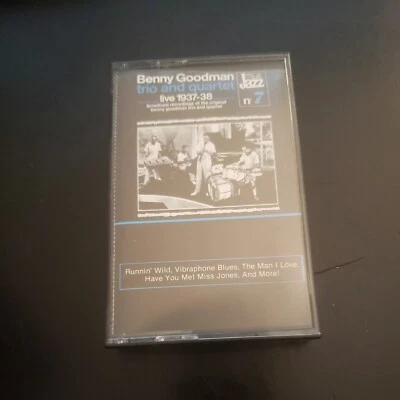 BENNY GOODMAN TRIO AND QUARTET LIVE 1937-38 VNTG CASSETTE *JAZZ Foto 1 de 2