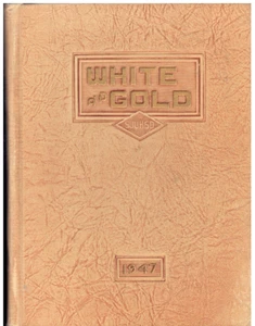 Anuario de escuela secundaria Siskiyou 1947, blanco y dorado, condado de Siskiyou, California - Imagen 1 de 10