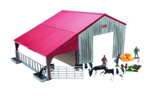 BRITAINS, Coffret Hangar avec animaux et personnages, échelle 1/32, BRI43388 - Imagen 1 de 8