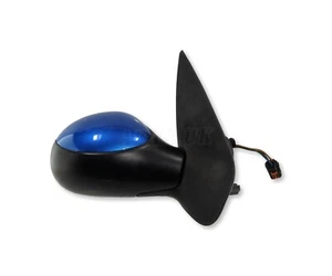 Peugeot 206 SW Hatch (04-09) Right Side Electric Door Mirror 96480961XT Met Blue - Picture 1 of 8