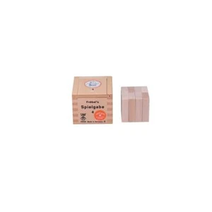 Holzspielzeug Gabe 4 Fröbelspiel 8 Quader (50 x25x12,5 mm) LxBxH 72x72x66mm NEU - Picture 1 of 1