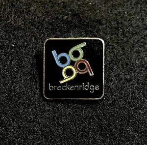 Pin de esquí BRECKENRIDGE insignia COLORADO estación de esquí recuerdo solapa de viaje - Imagen 1 de 3