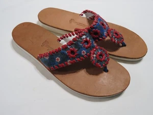 Hand Crafted Authentic Stephen Bonanno Palm Beach Sandals Size 7 - Picture 1 of 12