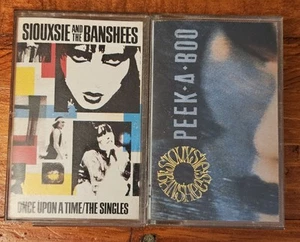 2 Vtg SIOUXSIE AND THE BANSHEES cassette Tapes Once Upon Time Peek-A-Boo Canada! - Picture 1 of 2