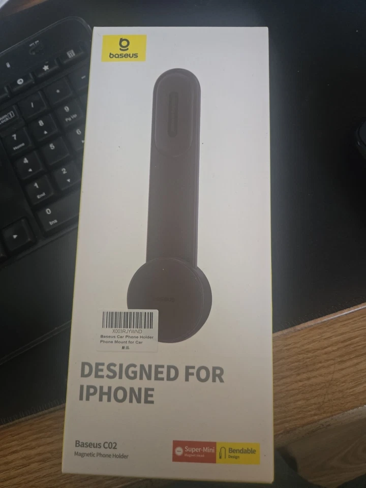 Baseus Car Phone Holder Magnetic CO2 MagSafe Mount Dashboard iPhone Samsung - Image 1 of 1