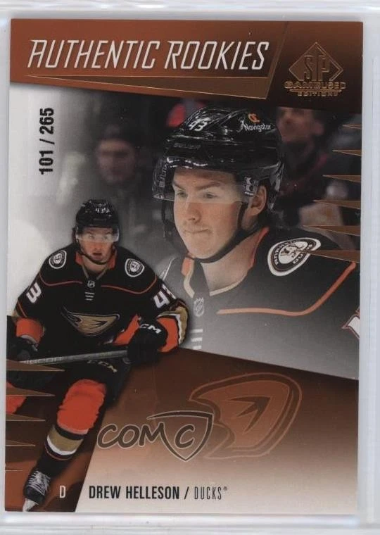 2023-24 SP Game Used Authentic Rookies Bronze /265 Drew Helleson #261 Rookie RC - Image 1 of 2