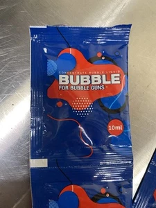 Concentrate Bubble Liquid for Bubble Guns - 18 Packets 10ml Each - Picture 1 of 2