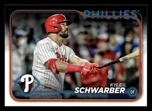 Kyle Schwarber 2024 Topps #136 Philadelphia Phillies FREE SHIPPING - Picture 1 of 2