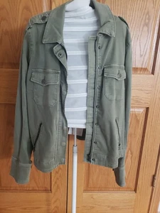 Kut from the Kloth Amanda Button Jacket Green size XL - Picture 1 of 5