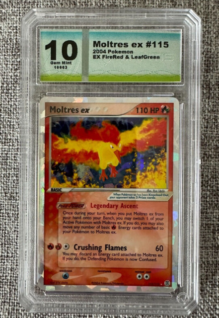 Moltres EX 115/112 Secret Rare Holo - Pokemon - Fire Red Leaf Green MP