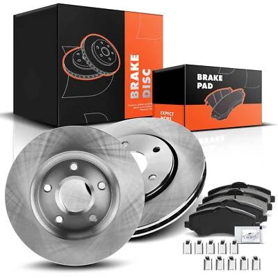 Front Disc Rotor & Ceramic Pads for Dodge Grand Caravan Chrysler Town & Country - Image 1 of 4