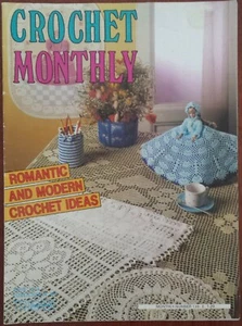 Crochet Monthly 1991 Magazine Number 138 Dollies Bedspread Keyrings - Picture 1 of 10
