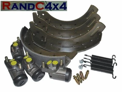 6044 Land Rover Series 3 SWB LWB Front Brake Shoe & Wheel Cylinders Kit '80 on - Image 1 of 3