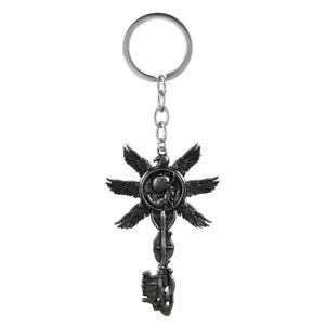 Resident Evil Biohazard Village Crow Wings & Baby Logo Alloy Keychain Key Chain