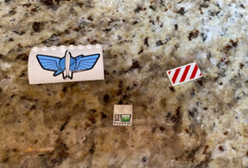 Lego Toy Story # 7593 Buzz's Star Command Spaceship Specialty Sticker Bricks