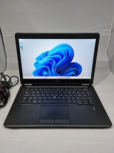 DELL Latitude E7450 Intel Corei5-5300U @2.30GHz 16GB RAM 512GB SSD 14.1" Win 11 - Picture 1 of 12