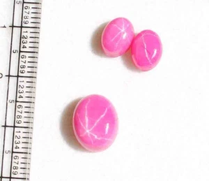 12,50 ct Loser Edelstein Natürlicher 6 Strahlen Roter Stern Rubin Oval Cabochon Edelstein - Bild 1 von 4