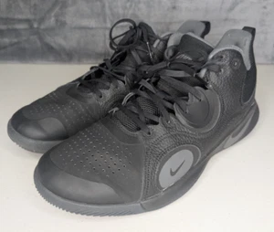 Nike Fly By Mid Herren Größe 11 Schwarz Basketball Schnürschuhe CU3501-004 Turnschuhe - Bild 1 von 12
