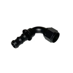 10AN AN10 Female Swivel To 5/8” To Push On Hose Barb Adapter 90 Degree Fitting - Picture 1 of 2