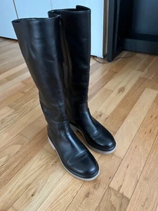 Gabor Damen Stiefel Schwarz Größe 37, echtes Leder, Superzustand - Bild 1 von 5