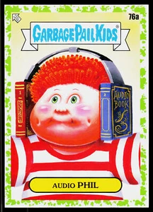 Audio Phil, 2022 Topps Garbage Pail Kids: Book Worms, #76a, - Imagen 1 de 2