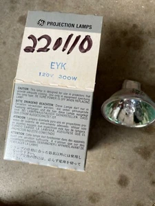 GE EYK 300W 120 V NEU Foto Bühne Projektion GLÜHBIRNE Studio - Bild 1 von 1
