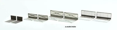 Archistories Z Scale 827171 Various Fence Gates Barriers Kit Variety Pack $0SHIP - Image 1 of 4