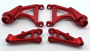 CNC gefräste Legierung vordere & hintere Arme für Kyosho Scorpion Red Dhawk Racing - Bild 1 von 2