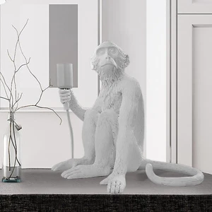 Monkey Table Light Resin Desk Accent Lamp for Children's Living Room Bedside USA - Picture 1 of 19