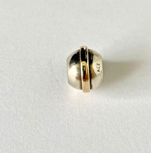 Original Pandora Charm Bicolor Sterlingsilber & 14 Karat Gold Saturn 790178 - Bild 1 von 3