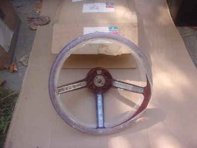 1977 Plymouth Dodge Chrysler NOS MoPar 3 Spoke STEERING WHEEL - Image 1 of 2