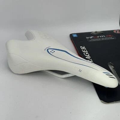 Sillín Bontrager inForm RL WSD 140 mm blanco con rieles huecos para mujer azul claro SS 233 g Foto 1 de 4