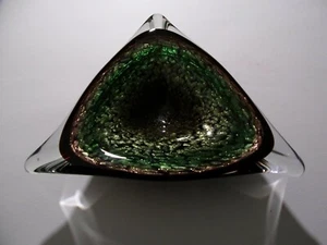 Ciotola triangolare vintage vetro Murano Seguso - Bild 1 von 11