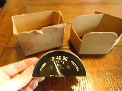 Manómetro de presión de aceite Plymouth Chrysler 1949 1950 nuevo de stock Foto 1 de 4