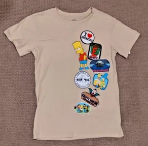 Bart Simpson Krusty Burger Kwik E Mart Springfield T Shirt The Simpsons Groening - Picture 1 of 8