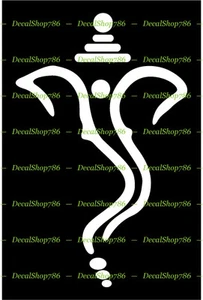 Ganesha - Religion Conceptual - Hindu God - Vinyl Die-Cut Peel N' Stick Decals - Picture 1 of 1