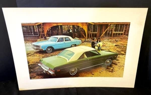 Dodge Dart 1974 concesionario Swinger sala de exposición original raro póster anuncio de arte - Imagen 1 de 4