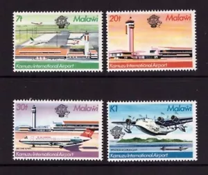 Conjunto de aviones de aeropuerto de Malawi 1983 MNH sellos como nuevos - Imagen 1 de 1