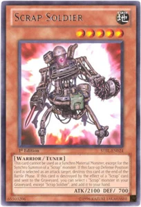3 x Yu-Gi-Oh Card - STBL-EN024 - SCRAP SOLDIER (rare) - NM - Picture 1 of 1