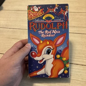 Rudolph The Red Nosed Reindeer VHS 1992 Goodtimes Christmas Classic Movie   - Picture 1 of 6
