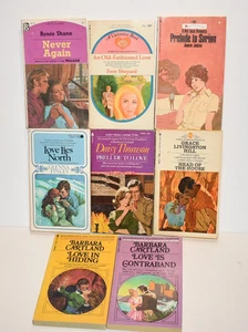 70s Lot of 8 Romance Books Novels - Valentine Signet Beagle Pyramid Bantam PB - Picture 1 of 6