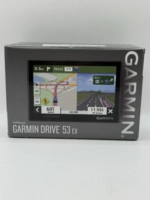 Garmin Drive 53EX GPS 5" Car Navigation System Touchscreen 010-02858-02 NEW - Image 1 of 4