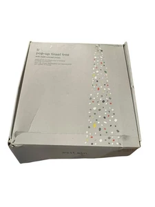 Adornos de confeti multicolor plateado West Elm árbol de Navidad oropel emergente de 5' - Imagen 1 de 11